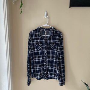 Blue Plaid Flannel